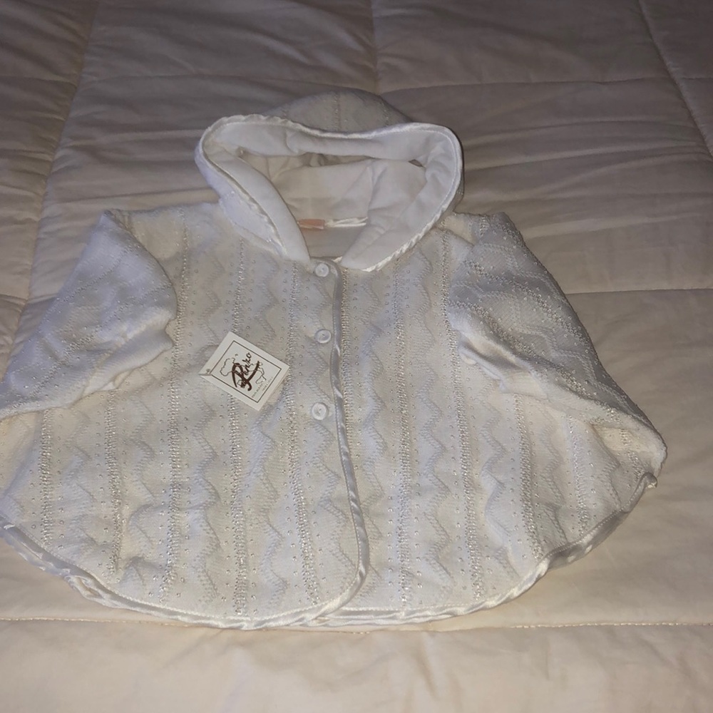 Infant Sweater Coat/Cape